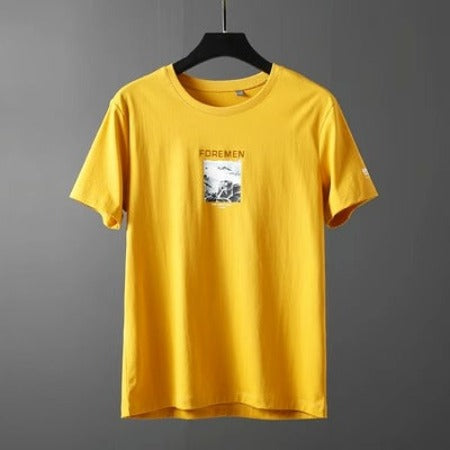 Importé -  T-Shirt Homme  Manches Courtes Décontracté