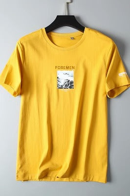 Importé -  T-Shirt Homme  Manches Courtes Décontracté