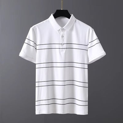 Importé -  T-Shirt Polo Homme Manches Courtes En Coton 100%