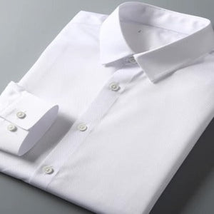 Importé - Chemise Blanche Casual Homme Manches Longues