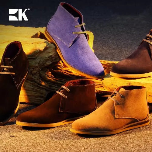 Importé - Chaussure Homme Décontractées Montantes Confortable En Cuir