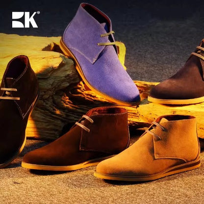 Importé - Chaussure Homme Décontractées Montantes Confortable En Cuir