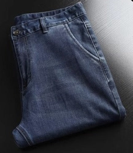 Importé - Pantalon Jean Stretch Slim Fit Homme Décontracté