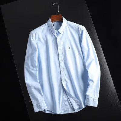 Importé - Chemise Homme Décontractée à Manches Longues En Coton