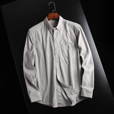 Importé - Chemise Homme Velours Décontractée Rétro à Manches Longues