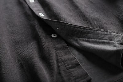 Importé - Chemise Homme Velours Décontractée Rétro à Manches Longues