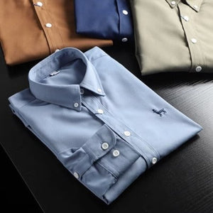 Importé - Chemise Homme Brodée À Manches Longues