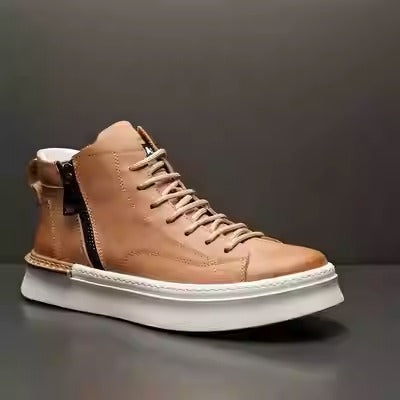 Importé - Chaussure Homme Sport Baskets En Cuir Véritable