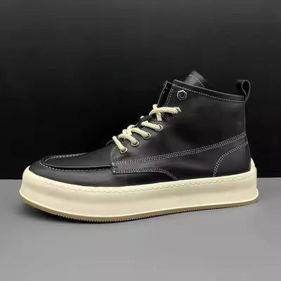 Importé - Chaussure Homme Mi-Montantes Décontractées  Véritable Cuir