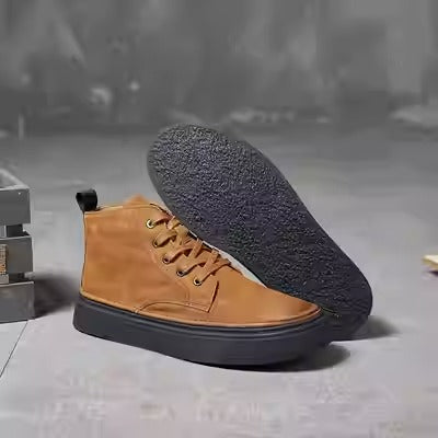 Importé - Chaussure Homme Baskets Rétro Décontractées Véritable Cuir