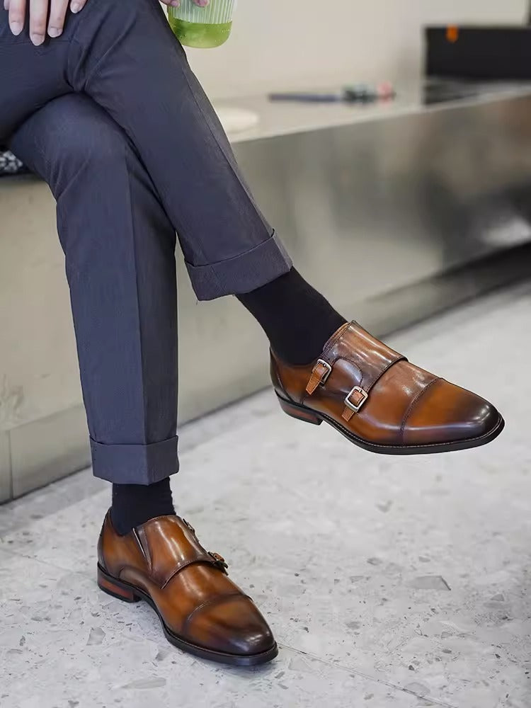 Importé - Chaussure Homme Mocassin Britannique Présidentiel 100% Cuir