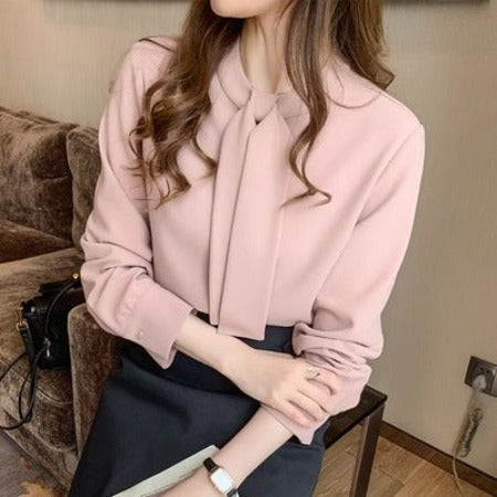 Importé - Chemise Femmes Ample Tendance A Manches Longues