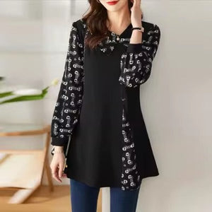 Importé - Chemiser Mi-Long Femmes Manches Longues Haut De Gamme