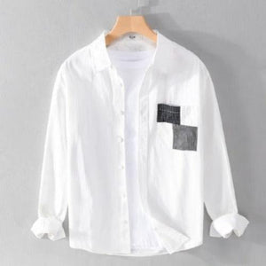 Importé - Chemise Pur Coton Homme Manches Longues