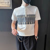 Importé - T-Shirt Polo Homme Tendance Manches Courtes