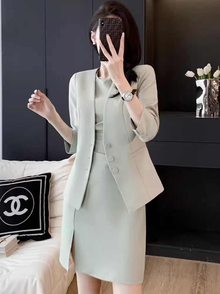 Jupe Chic Ensemble Jupe Et Veste Tailleur Robe Tailleur Ensemble