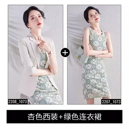 Importé - Ensemble Costume Femme Haut De Gamme Deux Pièces