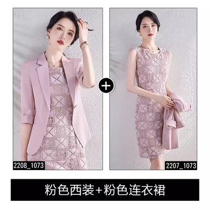 Importé - Ensemble Costume Femme Haut De Gamme Deux Pièces
