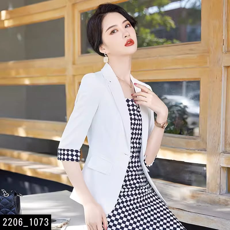 Ensemble Tailleur Femme Jupe Et Veste Robe Tailleur Costume Pour