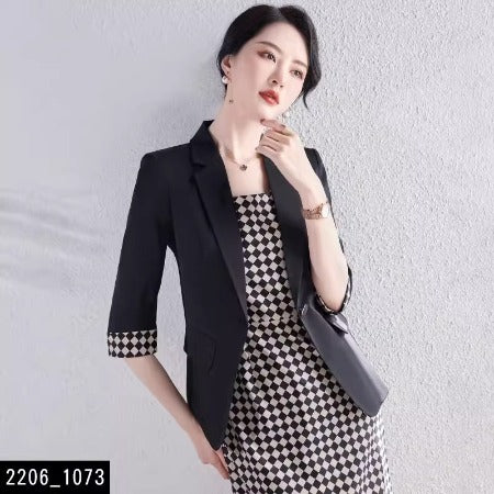 Importé - Ensemble Costume Femme Haut De Gamme Deux Pièces ( Robe + Veste )