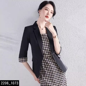 Importé - Ensemble Costume Femme Haut De Gamme Deux Pièces ( Robe + Veste )