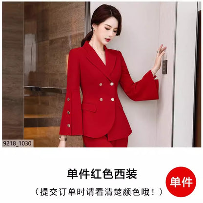 Importé - Ensemble Costume Femme Style De Déesse A Col Tailleur 3 Pièces