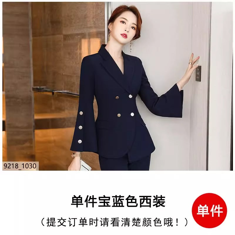 Importé - Ensemble Costume Femme Style De Déesse A Col Tailleur 3 Pièces