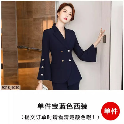 Importé - Ensemble Costume Femme Style De Déesse A Col Tailleur 3 Pièces