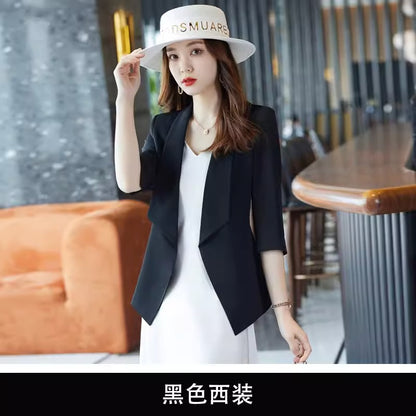 Importé - Ensemble Blazer Femme Slim Décontracté Deux Pièces