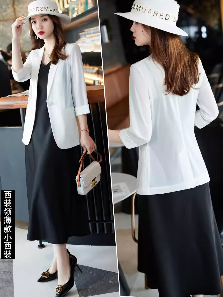 Importé - Ensemble Blazer Femme Slim Décontracté Deux Pièces
