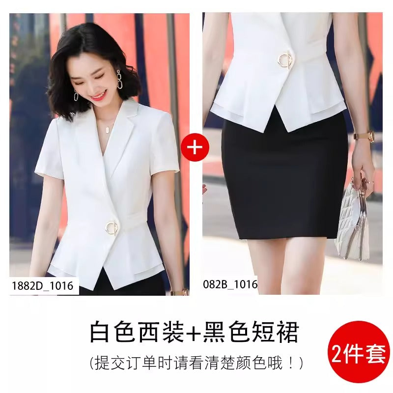 Importé - Ensemble Costume Femme D'Affaire Slim Décontracté 2 Pièces