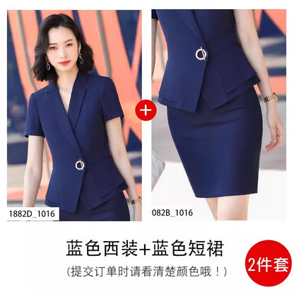 Importé - Ensemble Costume Femme D'Affaire Slim Décontracté 2 Pièces