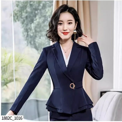 Importé - Ensemble Costume Femme D'Affaire Slim Décontracté 2 Pièces