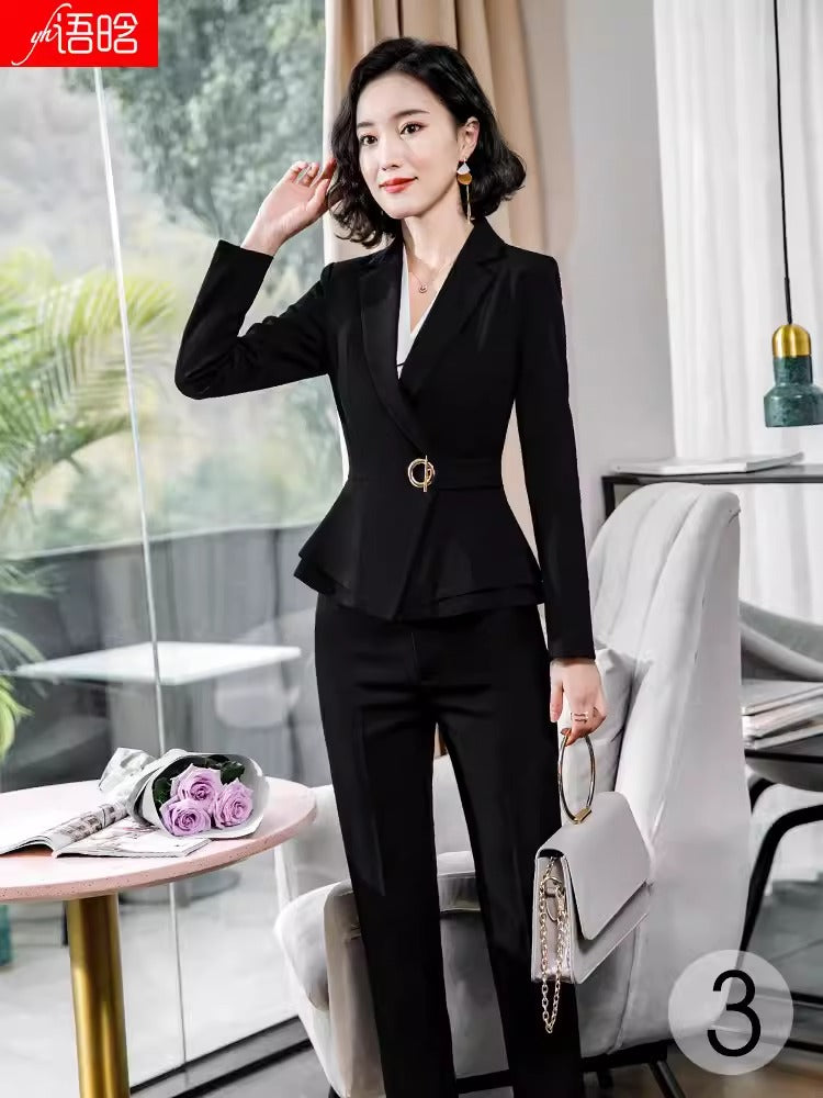 Importé - Ensemble Costume Femme D'Affaire Slim Décontracté 2 Pièces