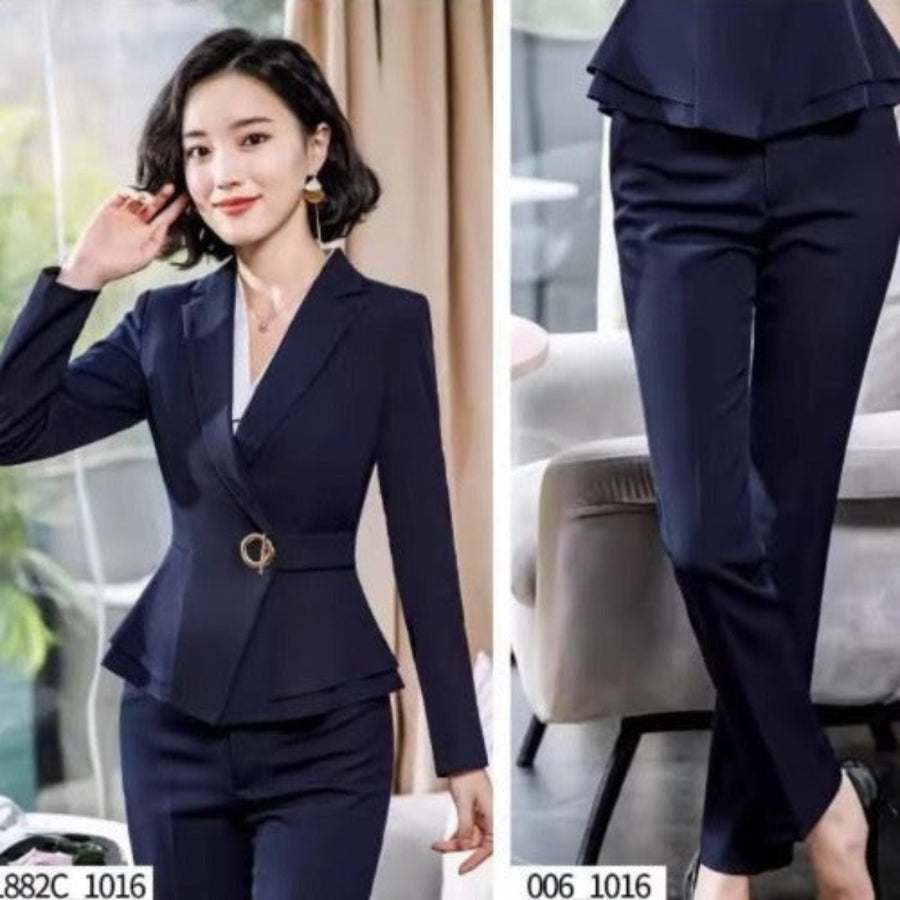 Importé - Ensemble Costume Femme D'Affaire Slim Décontracté 2 Pièces