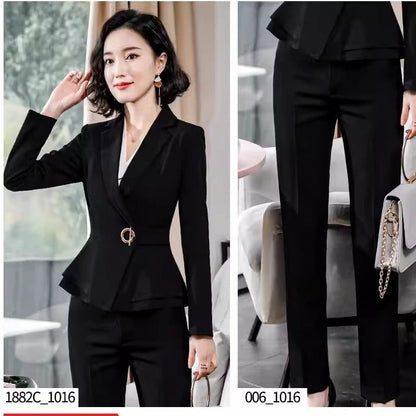 Importé - Ensemble Costume Femme D'Affaire Slim Décontracté 2 Pièces