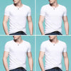 Importé - Pack 4 T-Shirts Corps pour Homme Manches Courtes 100% Coton