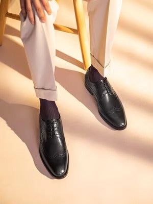 Importé - Chaussure Homme Mocassin Britannique Rétro En Cuir Véritable