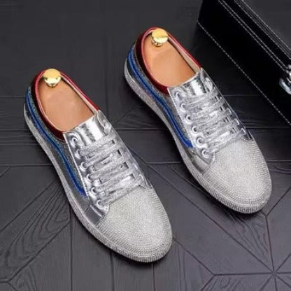 Importé - Chaussure Homme en Strass Décontractées Cuir PU