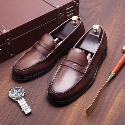 Importé - Chaussure Cuir Mocassin Homme Britannique