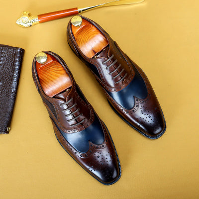 Importé - Chaussure Homme Oxford Britanniques Confortable 100% Cuir