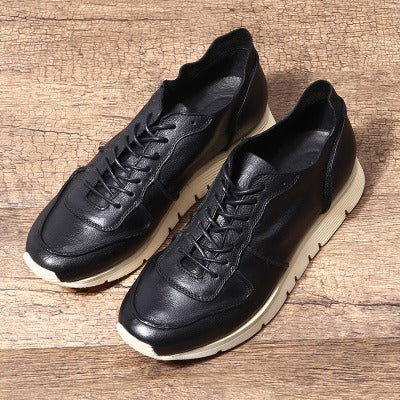 Importé - Chaussure Homme Sport Britanniques Rétro Décontractées En Cuir