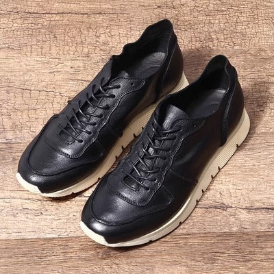 Importé - Chaussure Homme Sport Britanniques Rétro Décontractées En Cuir