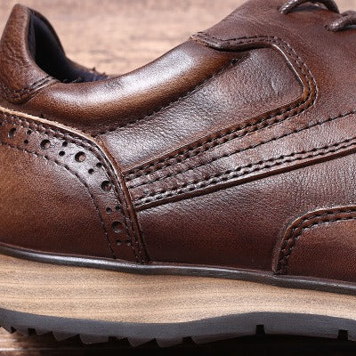 Importé - Chaussure Homme Sport Rétro Décontractées 100% Cuir