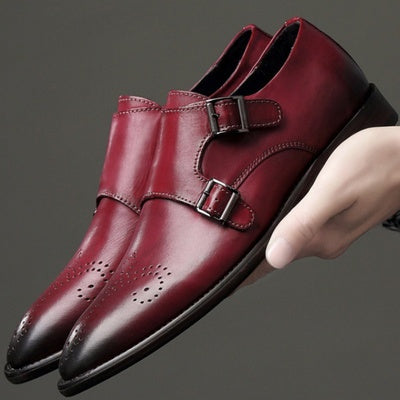 Importé - Chaussure Homme Mocassin Richelieu en Cuir
