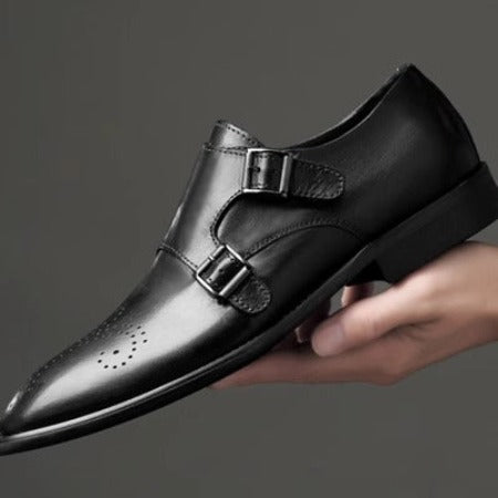 Importé - Chaussure Homme Mocassin Richelieu en Cuir