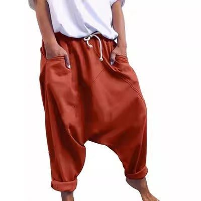 Importé - Pantalon Mixte Harun Ample Décontracté