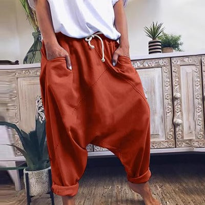 Importé - Pantalon Mixte Harun Ample Décontracté