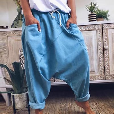 Importé - Pantalon Mixte Harun Ample Décontracté