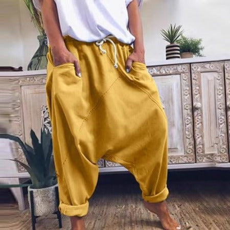 Importé - Pantalon Mixte Harun Ample Décontracté